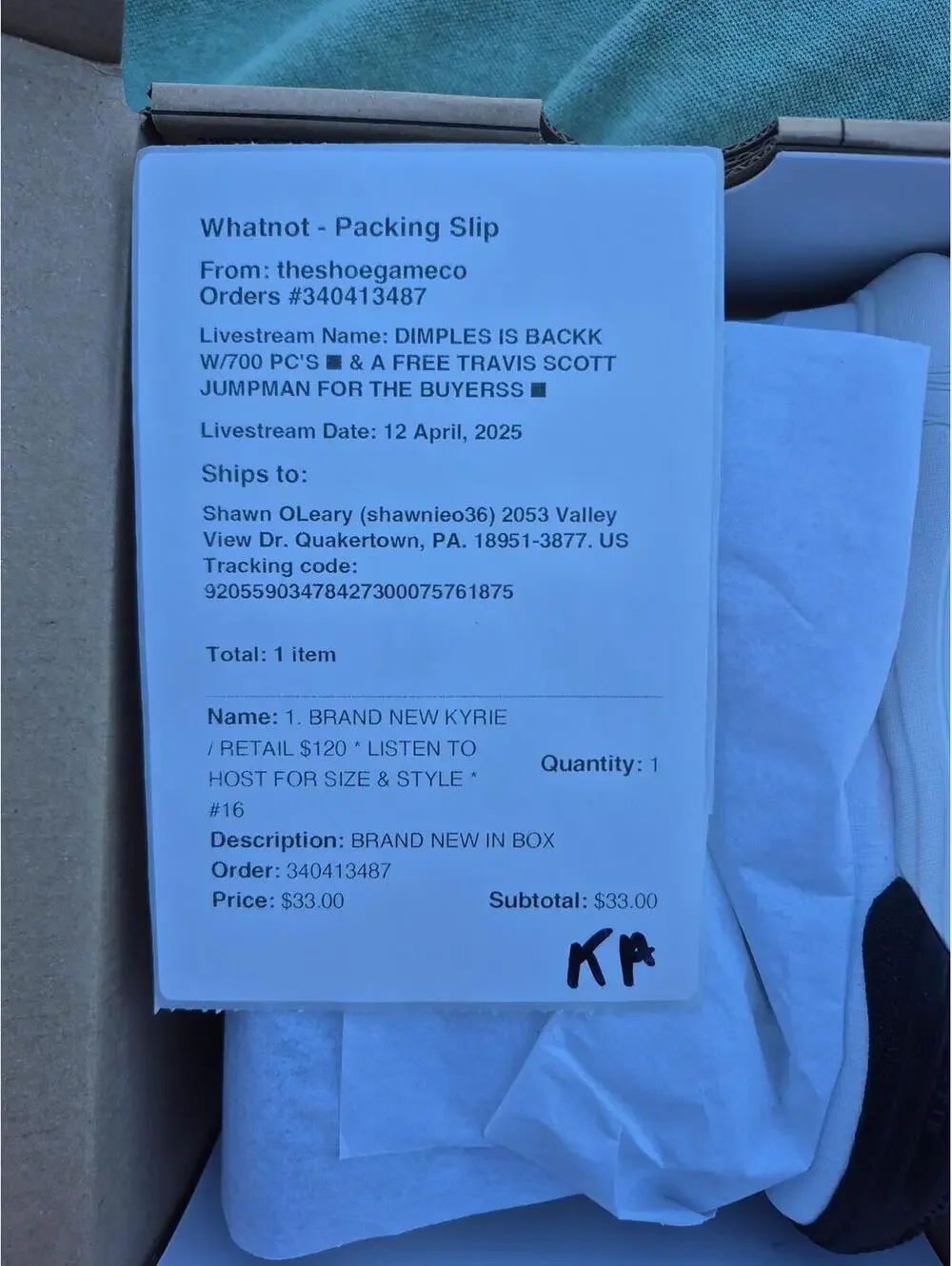 13C - Nike Kyrie 8 GO PS White University Red Black New